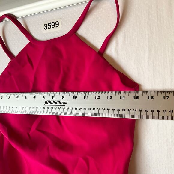 Calvin Klein Women Cocktail Dress size 2 Maxi Sleeveless Padded Chest Slim Pink - Picture 3 of 10